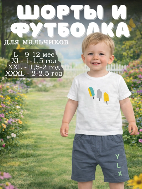 Shortik va futbolkalar o'g'il bolalar uchun - 