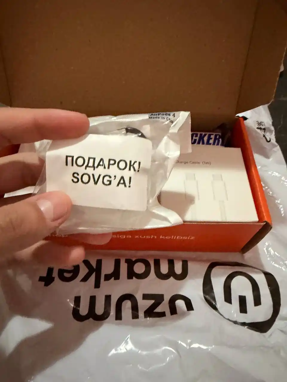 Simsiz quloqchinlar Pods 4 ANC , iPhone va Android uchun naushnik 4ta sovg'a