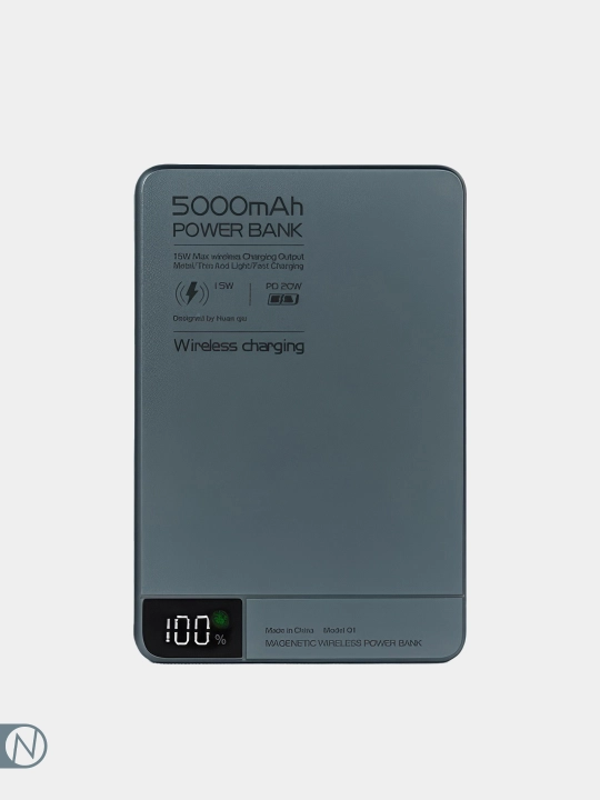 Мини Power Bank Magsafe PD20W – Магнитный беспроводной и проводной, 5000/10000 мАч