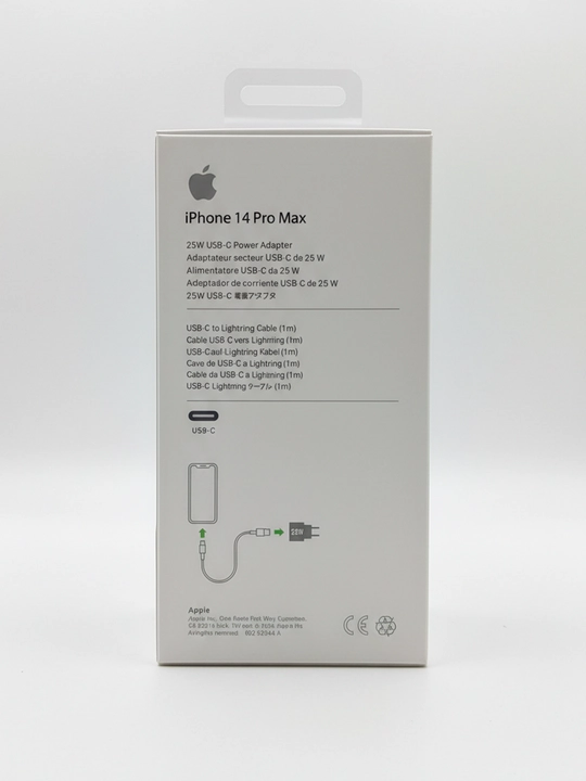 25W USB-C zaryadlash to‘plami + USB-C → Lightning kabel (1 m) | Tezkor zaryad