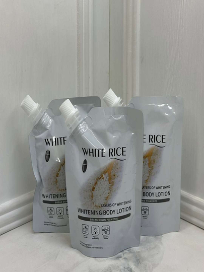White rice losyon tana uchun - 