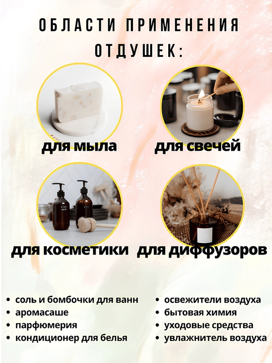 Sovun va shamlar uchun xushboy hid, 10 ml, erkaklar atiri
