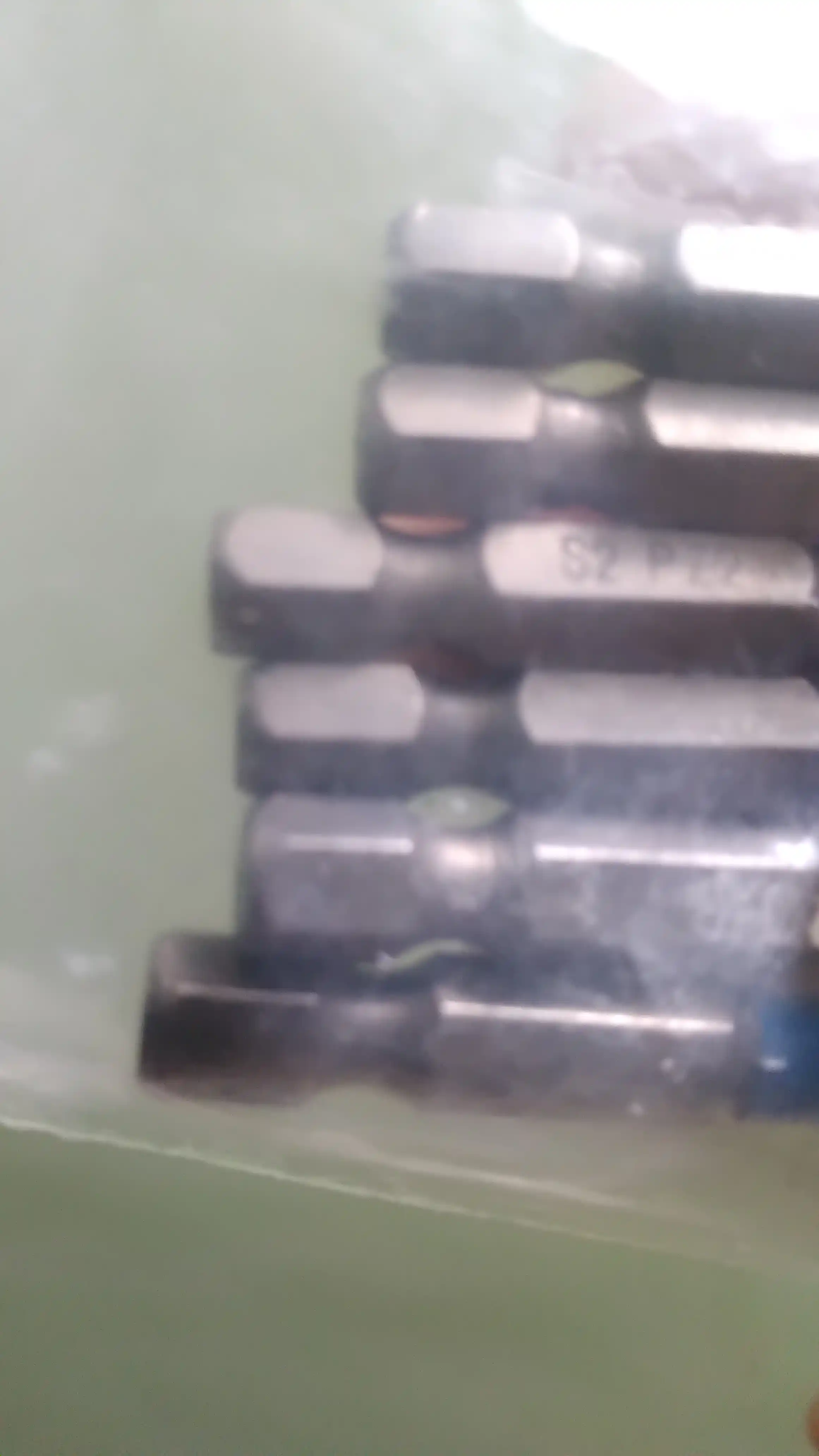 Набор магнитных бит из стали S2, 6 шт, нескользящие PH и PZ