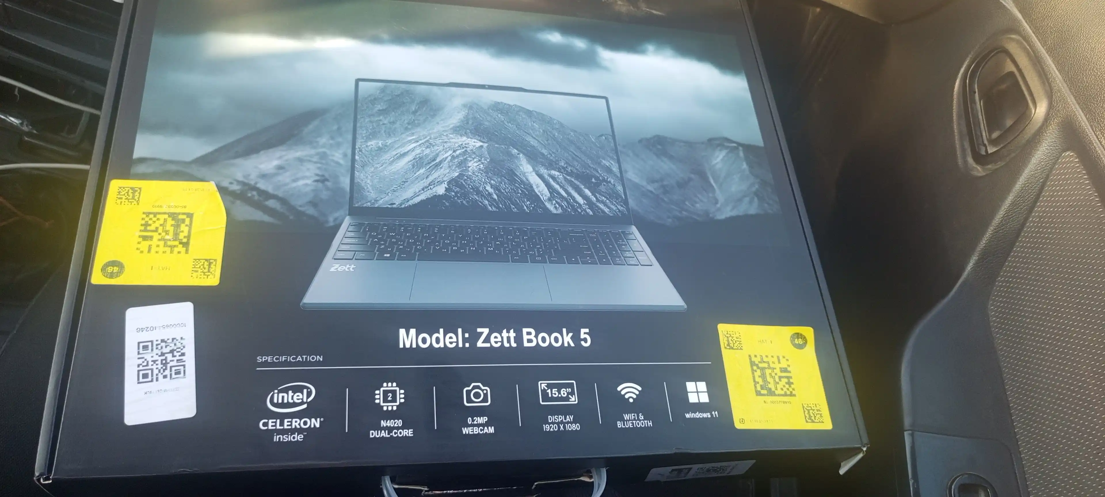 Ноутбук Zett Book 5 N4020/8GB/256GB 15.6"/ Win10Pro / беспроводная мышка в подарок
