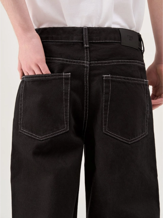 Брюки Black Wide Denim для подростков