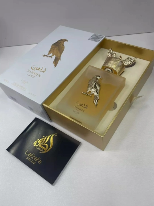 Lattafa Shaheen Gold parfumlsngan suv sharqona ifor, uniseks, 100 ml