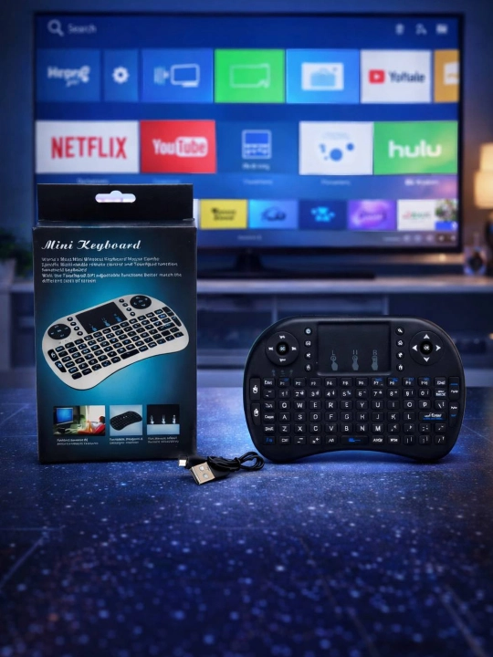 Simsiz mini-klaviatura yoritilgan - 