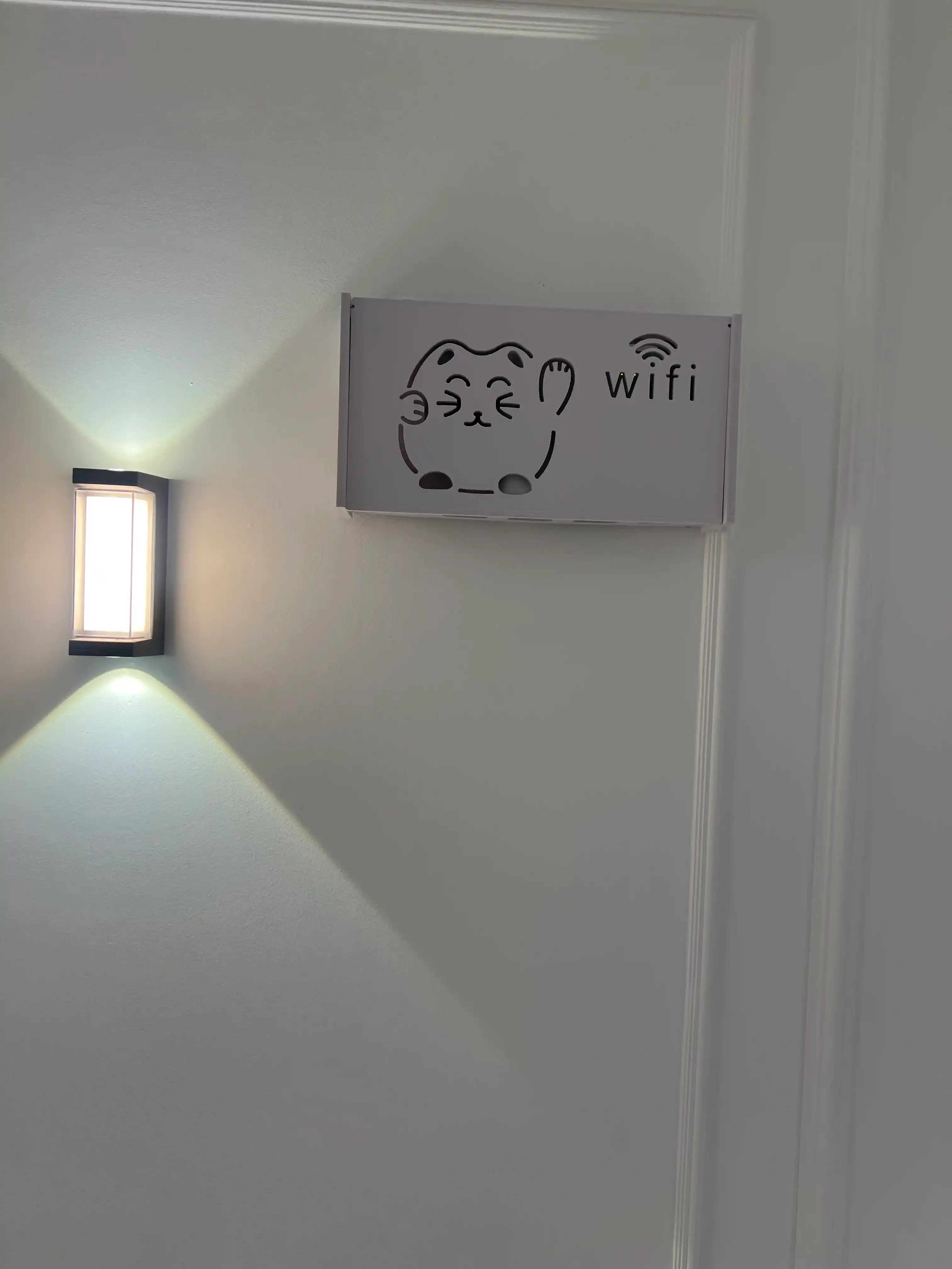 Органайзер для Wi-Fi роутера, настенный, креативный дизайн, ПВХ