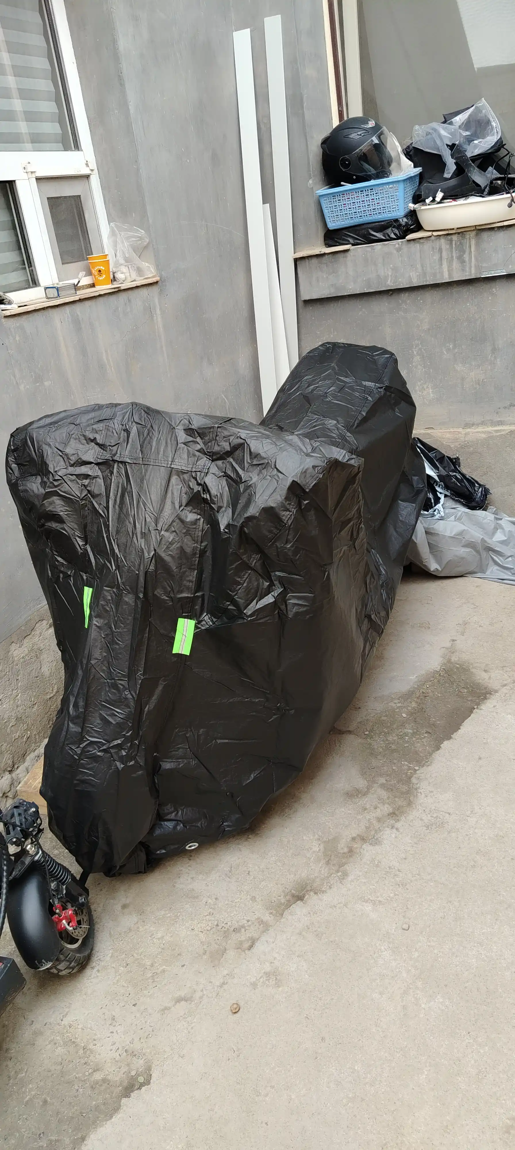 Skuter va mototsikl uchun suv qaytaruvchi himoya chexoli L–4XL
