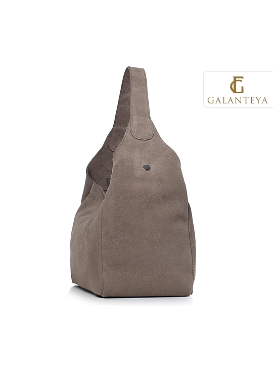 Сумка женская из натуральной кожи Galanteya, светло-коричневые