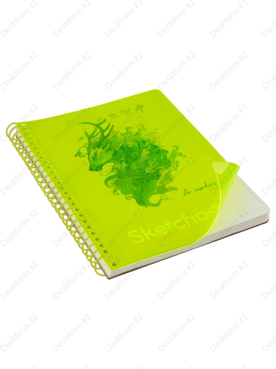 Скетчбук 40л., А5 BG "Neon. Yellow", 120г/м2, СА540гр_59314