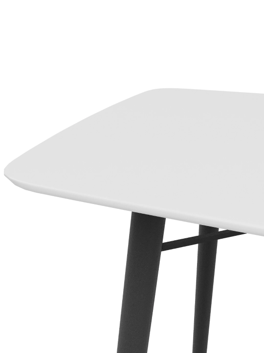 Oshxona stoli AIKO Corvus, ovqatlanish uchun stol, MDF, 120×80, 140×80 sm