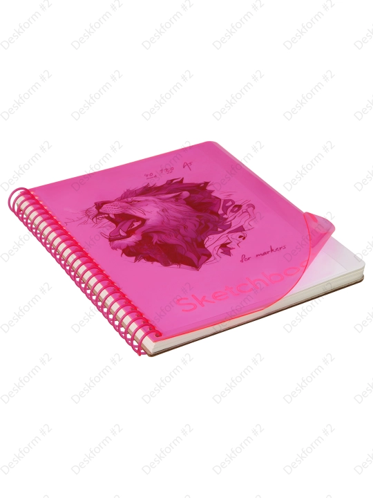 Скетчбук 40л., А5 BG "Neon. Pink", 120г/м2, СА540гр_59315