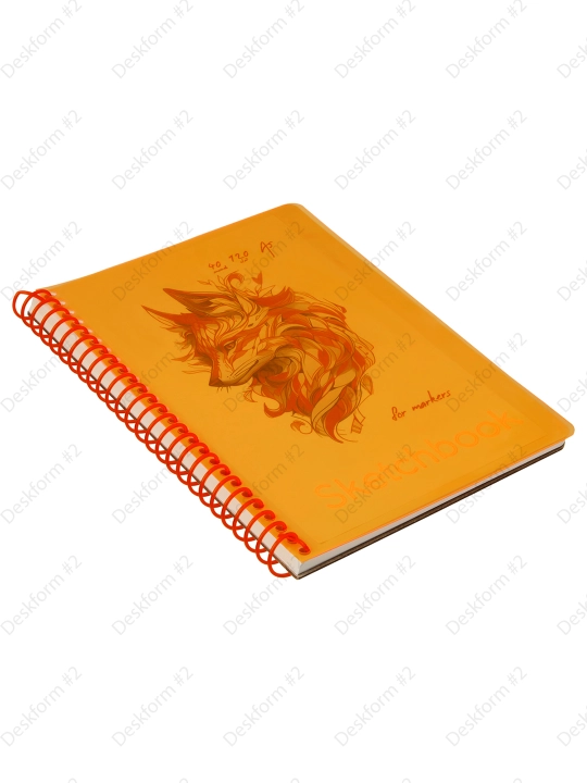 Скетчбук 40л., А5 BG "Neon. Orange", 120г/м2, СА540гр_59316