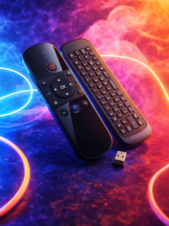 Televizorni boshqarish uchun klaviaturali universal pult - 