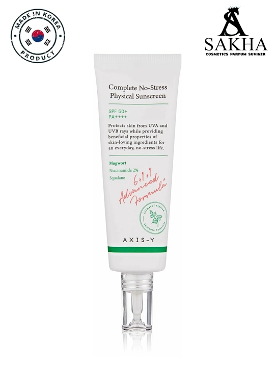 AXIS-Y SPF50+ PA++++ Complete No-Stress Physical Sunscreen PA+++минеральный солнечный крем 