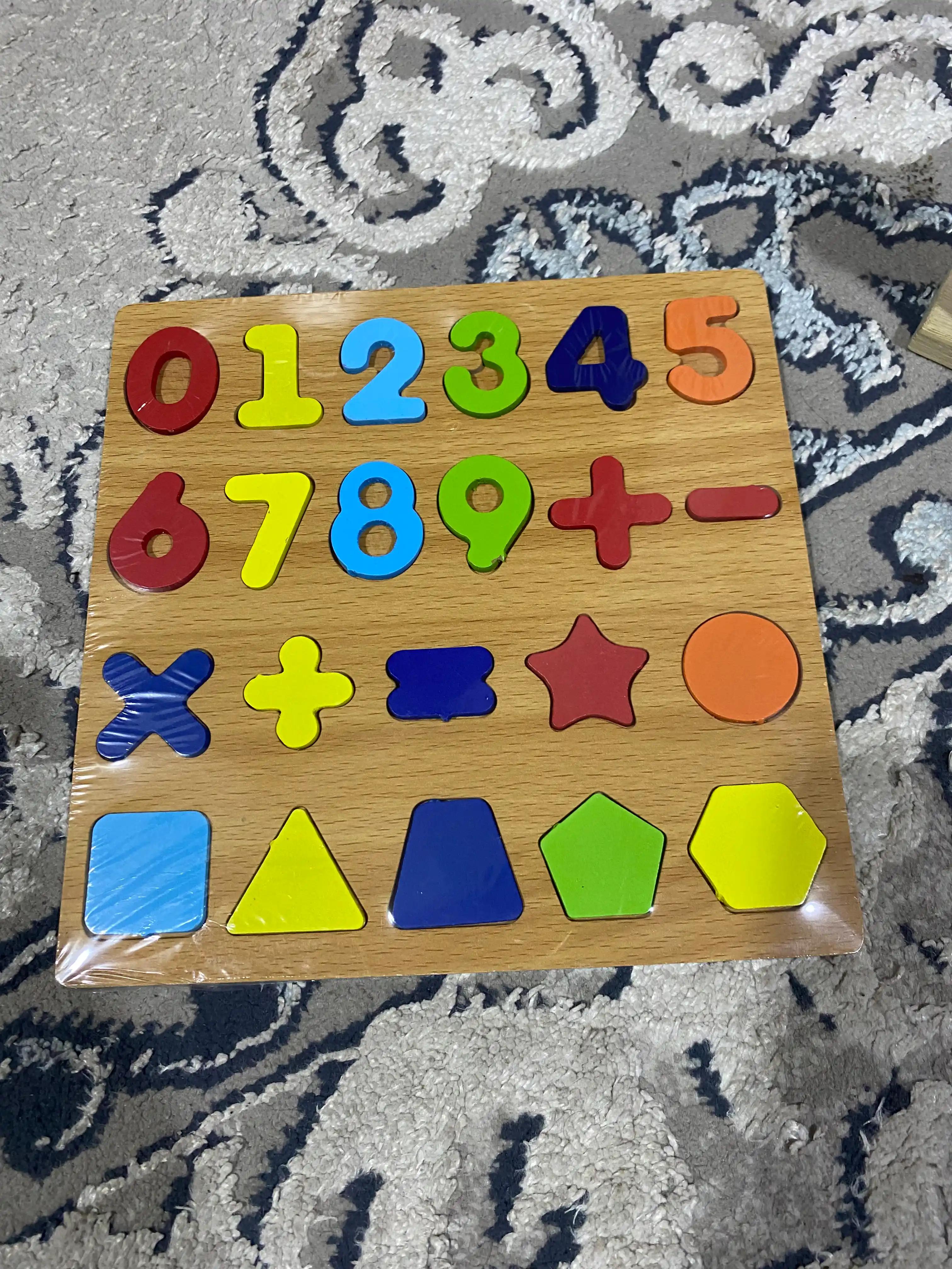 Сортер детский деревянный, головоломка, мозаика, танграм, 3D фигуры