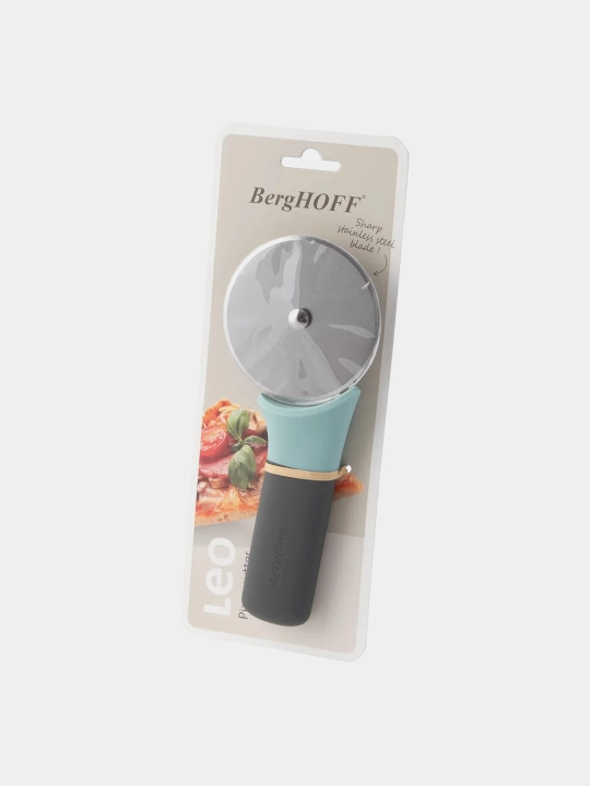 Нож BergHOFF "Leo" 3950047, для пиццы, мятного цвета, сталь, бакелитовая ручка