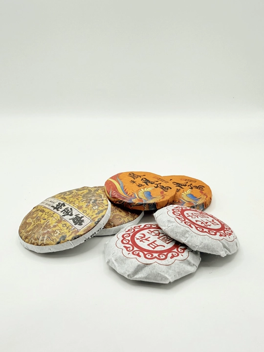 Ko'k choy Pu-er Assorti 3 xil ta'm 2 donadan, 6 dona, 42 гр