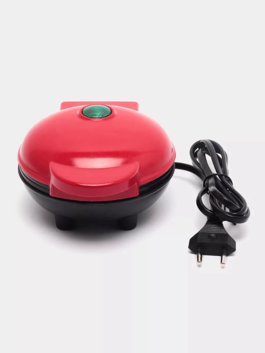 Vena vafli uchun elektr vafli tayyorlagich, uy uchun mini-pekar, quvvatli 750 Vt