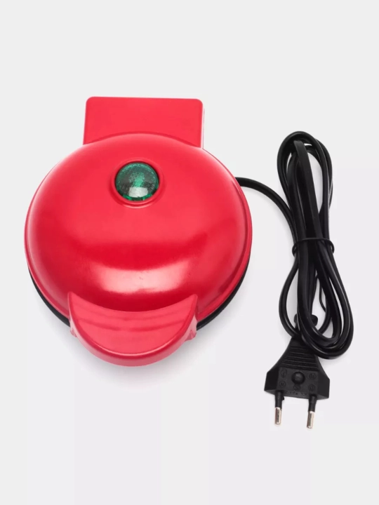 Vena vafli uchun elektr vafli tayyorlagich, uy uchun mini-pekar, quvvatli 750 Vt