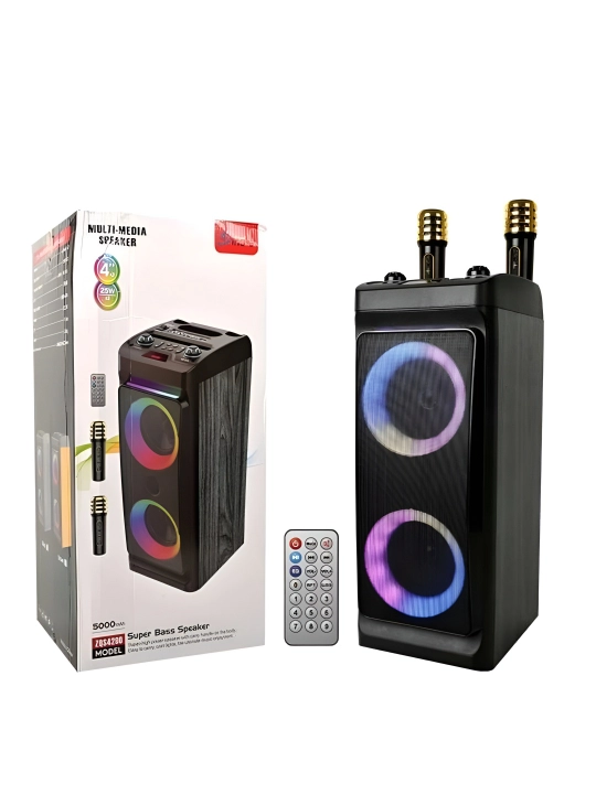 ZQS-4290: Беспроводная Bluetooth колонка с микрофоном для караоке - 