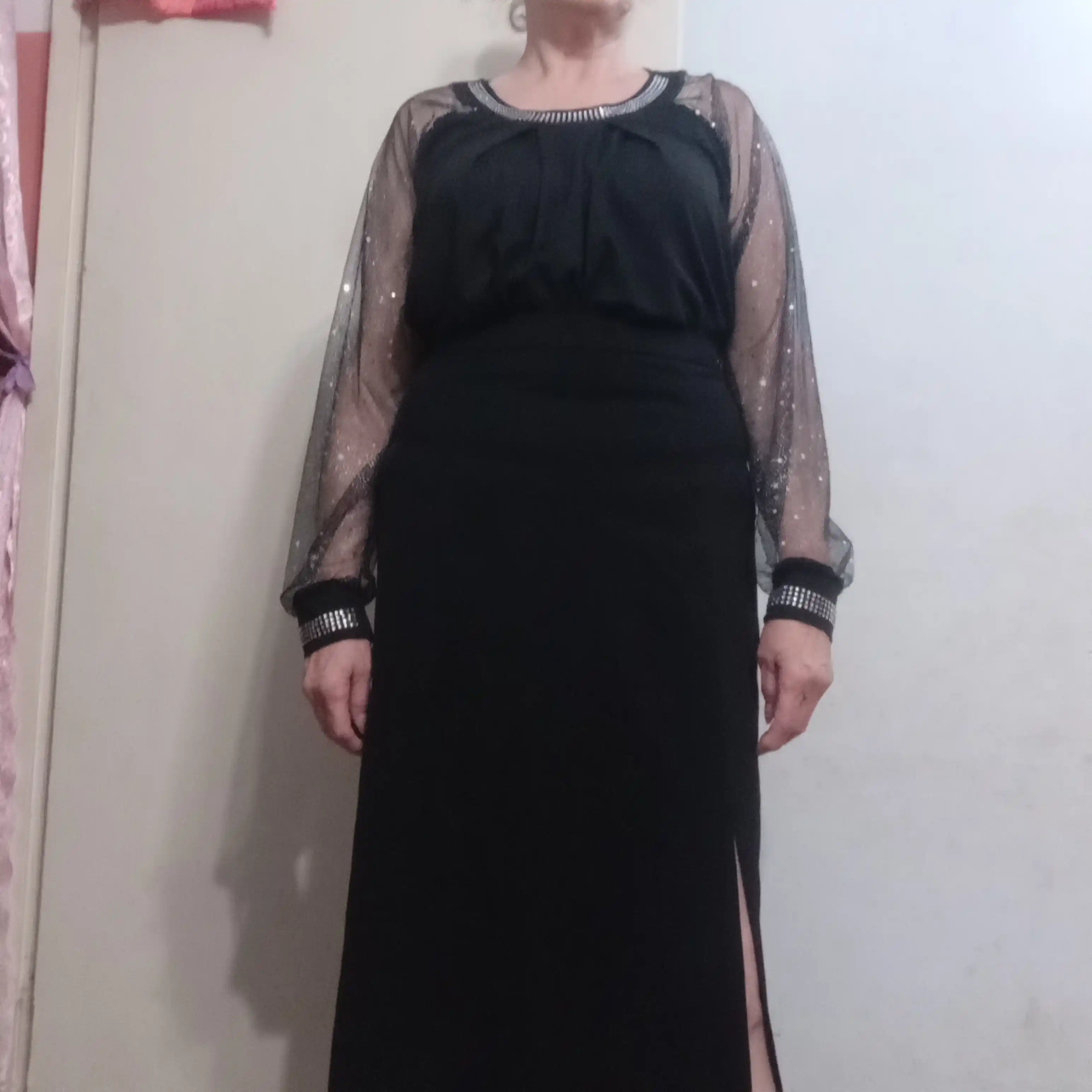 Uzun yengli bluzka, katta o'lchamli L-5XL