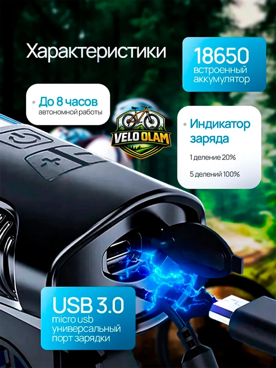 Velosiped chirog‘i, LED fara