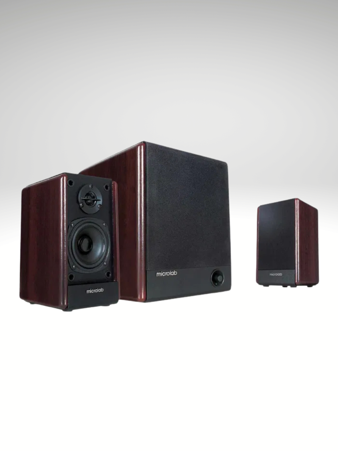 Akustik tizim Microlab FC330BT, 2.1 kanal, 52W, Bluetooth, Yog'och korpus