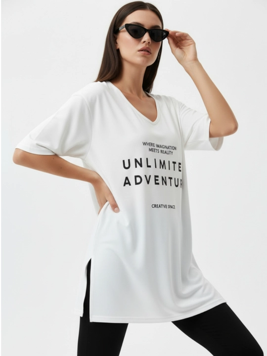 Ayollar uchun printli futbolka katta o‘lchamlar – ELLY FASHION