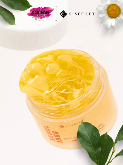 Niatsinamid va yuzu qo‘shilgan kapsulali kremi K-SECRET Seoul 1988 Capsule Cream: Niacinamide 5%