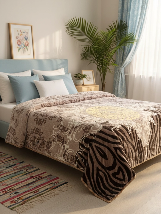 Velsoft pled 200×230 sm — yumshoq, zamonaviy dizayn, vazni 2,5 kg