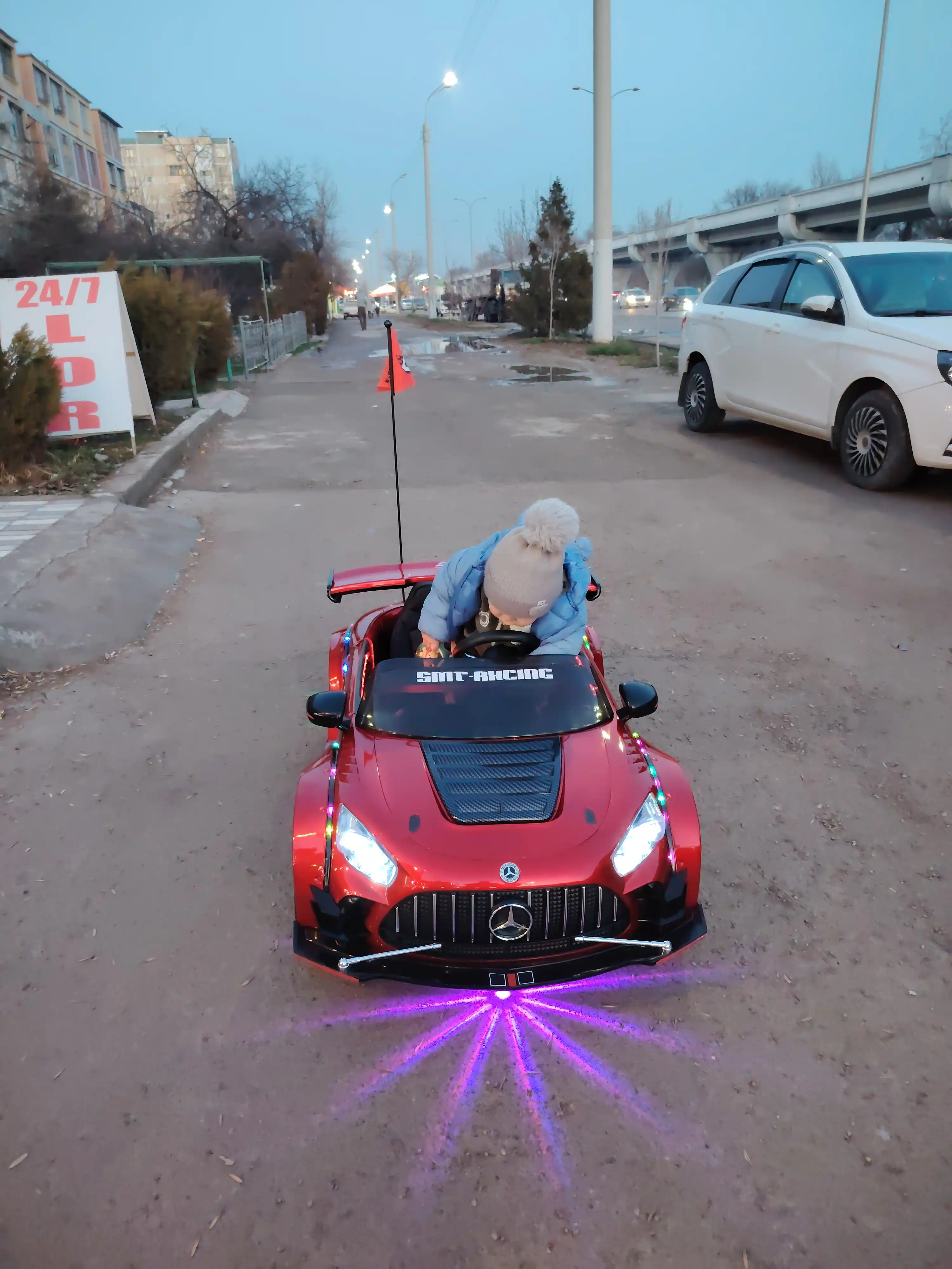 Детский электромобиль Mercedes-Benz AMG + дрифт