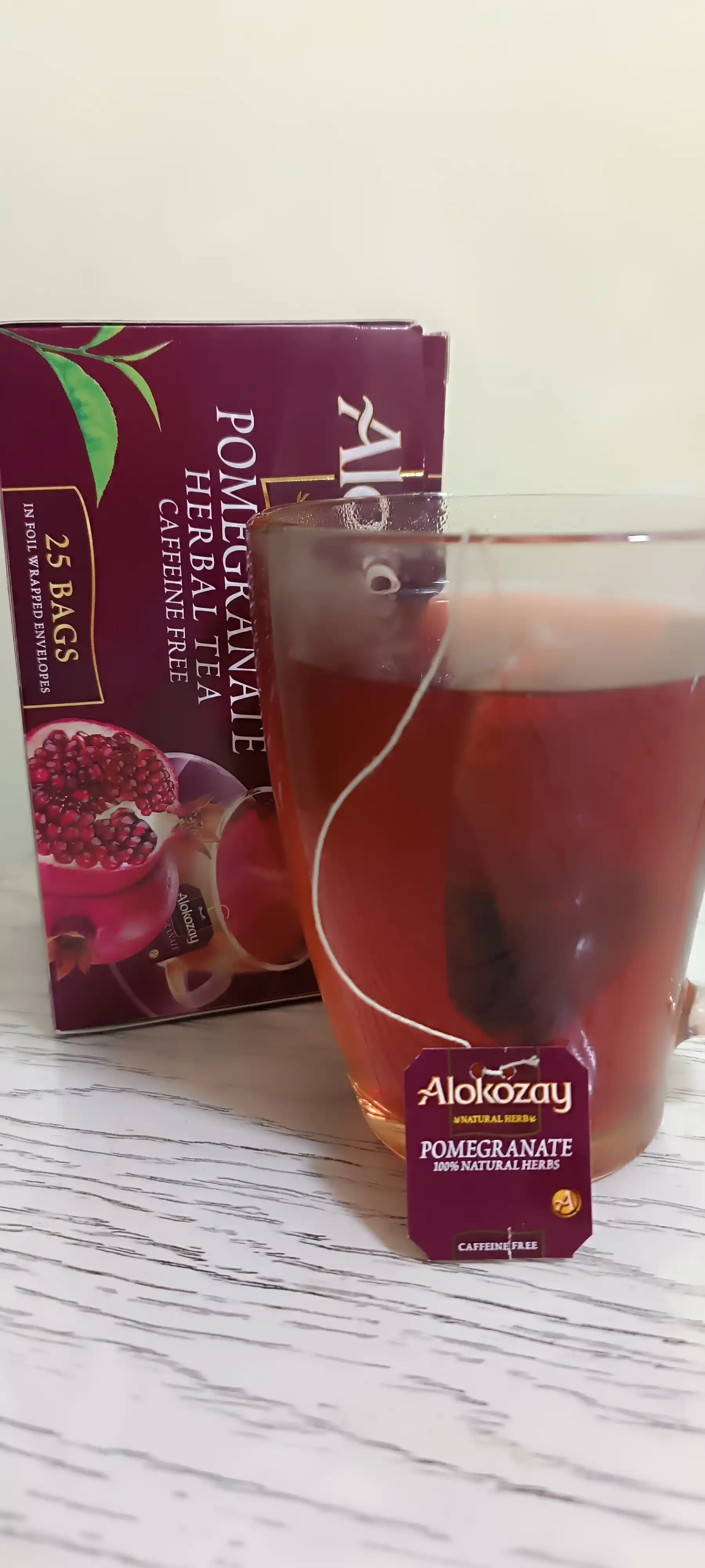 Alokozay Травяной Чай 25 пак, Ройбуш, Мята, Гранат, Ромашка, Имбирь, Лимон, Фенхель