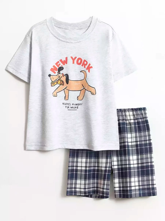 O`g`il bolalar uchun pijama, paxta NEO
