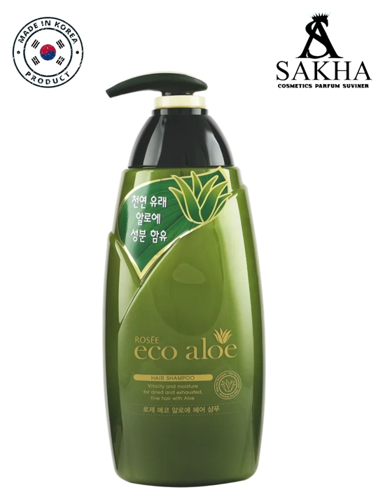 Namlovchi koreys shampuni Rosse Eco Aloe, 760 ml