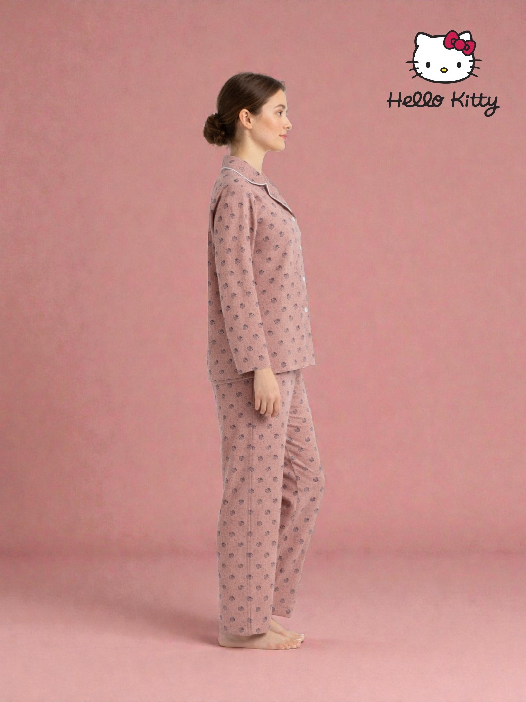 Hello kitty Пижама летняя, женская двойка, подарок на 8 марта домашняя одежда хелло китти