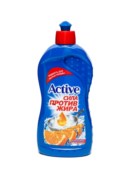 Active Apelsin/Limon idish yuvish vositasi, yog'ga qarshi gel, 450/900 ml