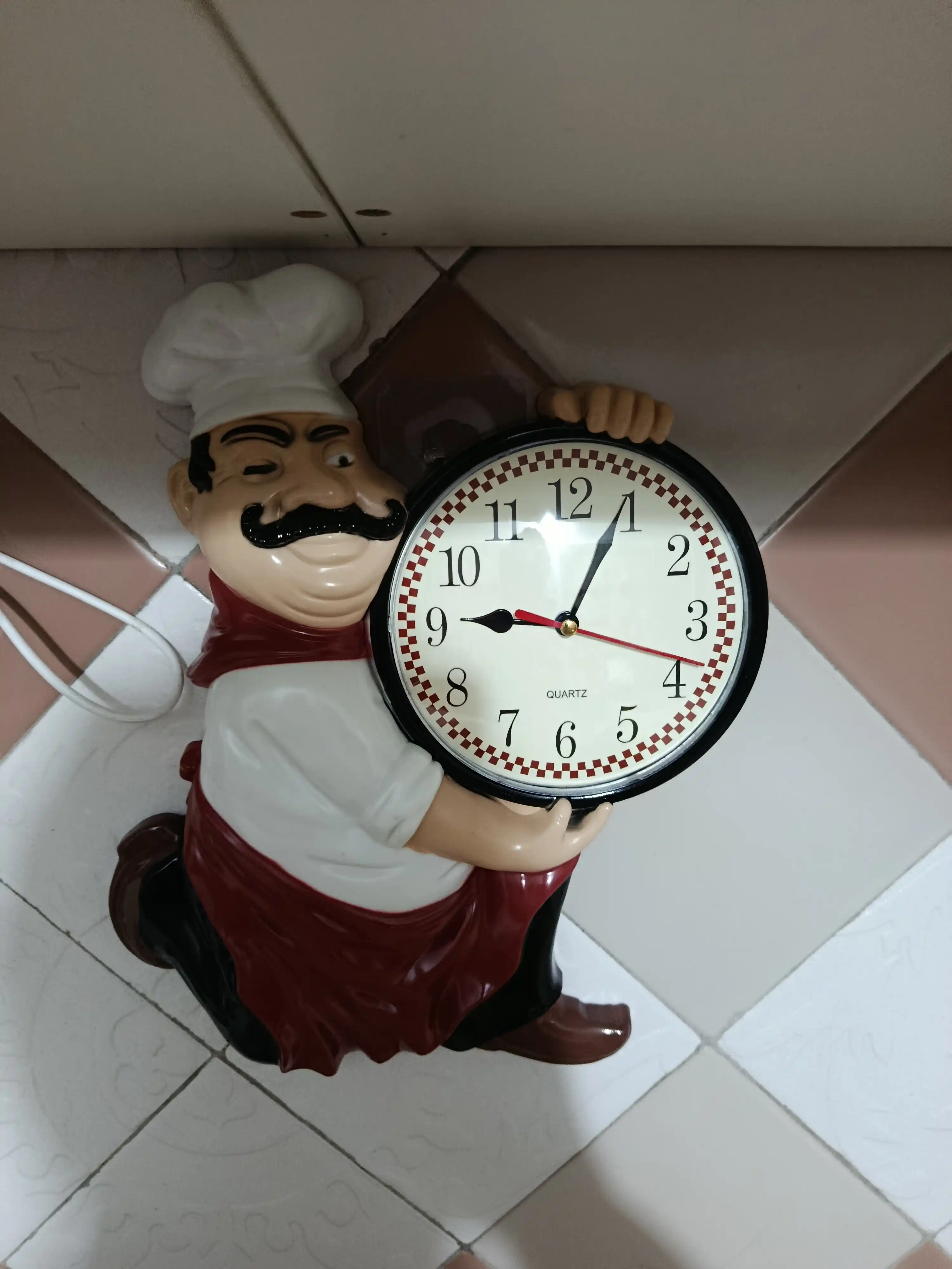 Dumaloq devor soati, interyer uy va ofis uchun, 30 sm