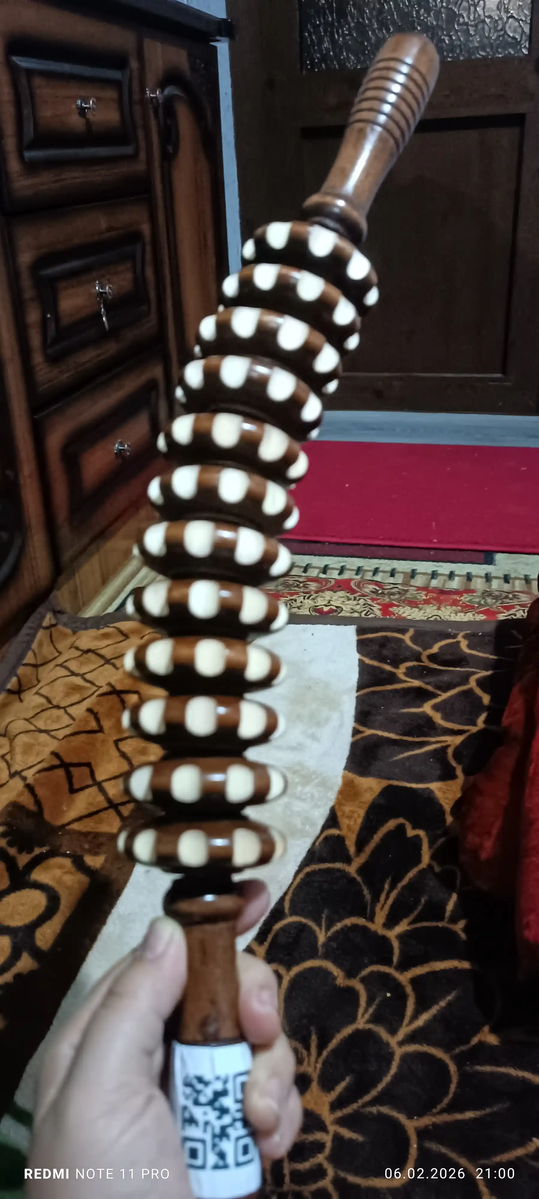 Yog‘och massaj moslamasi, rolikli, massaj uchun "chaqmoq", sellyulitga qarshi, tana uchun