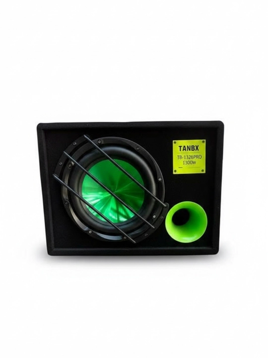 Avtomobil uchun faol sabvufer TANBX TB-1320PRO 25 sm 1500 Vt kabellar bilan