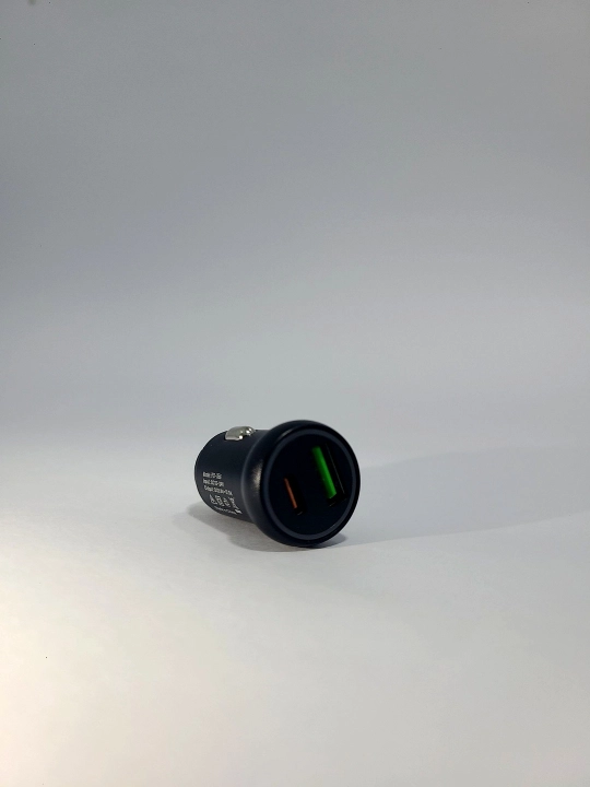 Avtomobil uchun tez zaryadlovchi PD-56, 38W, USB + Type-C, Quick Charge