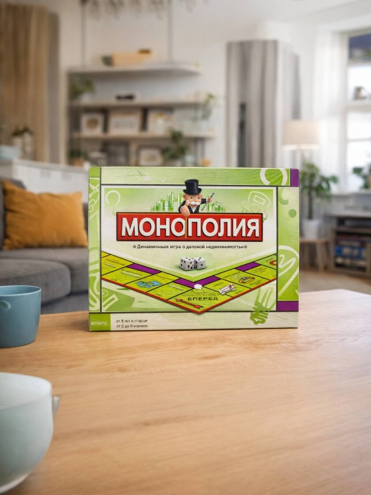 Monopoliya, oilaviy va do‘stlar uchun stol o‘yini - 