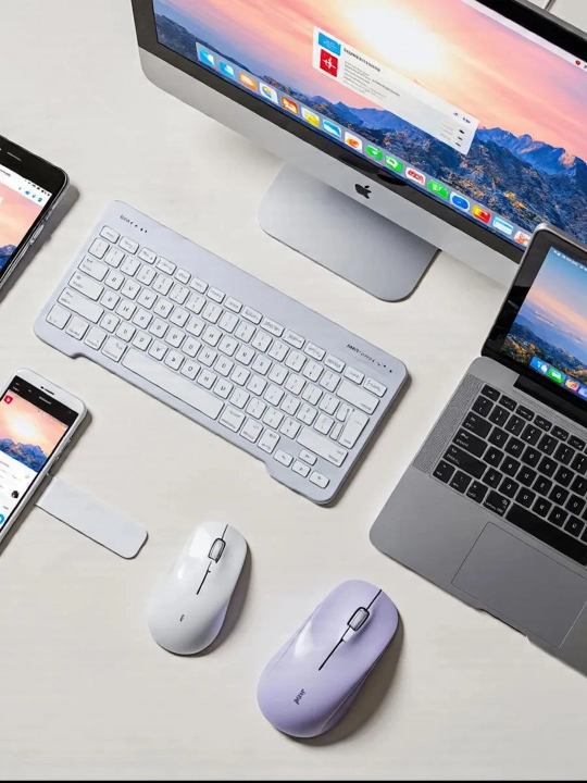 Simsiz Bluetooth klaviatura va sichqoncha telefon, noutbuk, televizor, planshet uchun