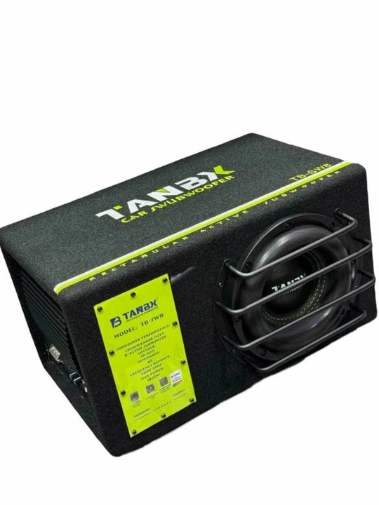 Avtomobil uchun faol sabvufer TANBX TB-Sw8 8 dyuym 1800 Vt kabellar bilan