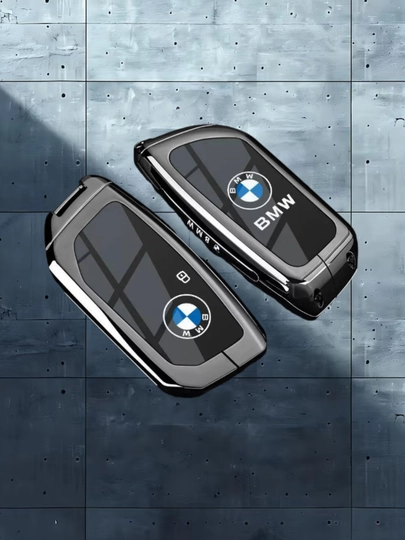 Металлический защитный чехол для ключа BMW с точной посадкой — 77CASES-BMWPMC5-ЧЕРН