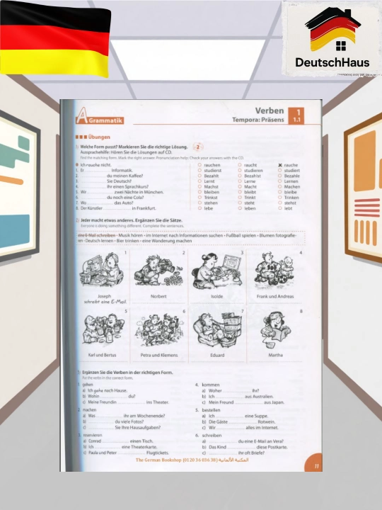 Tovar nomi A Grammatik A1 A2 nemis tili grammatik mashq kitobi