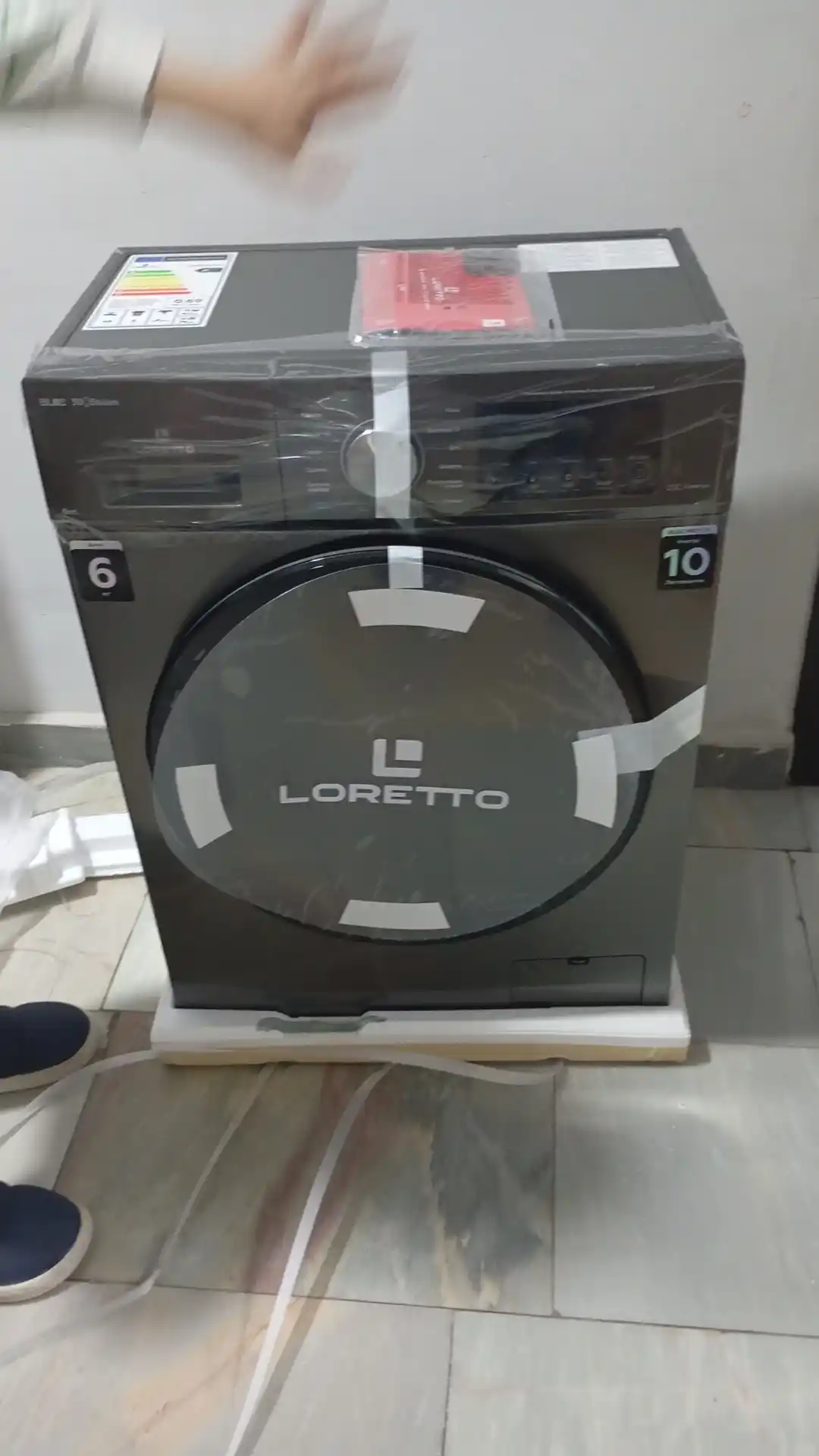 Loretto LW-6007BLDC kir yuvish mashinasi avtomat Inverter 6 kg