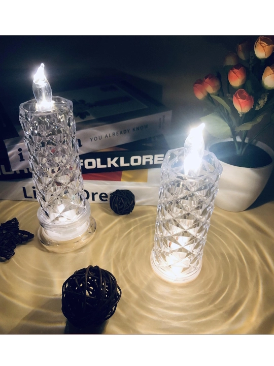 Sehrli muhit yaratadigan LED sham-chiroq 3 ta mini batareyada ishlaydi