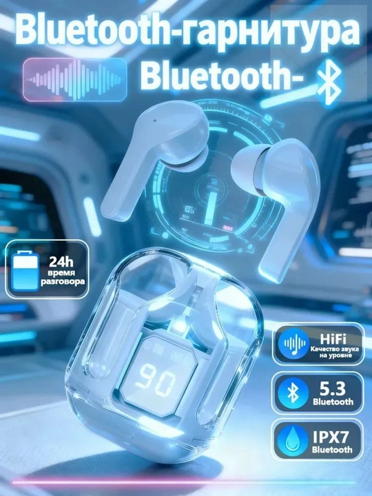 Displey va mikrofonli Air31 simsiz quloqchinlari, iOS va Android uchun
